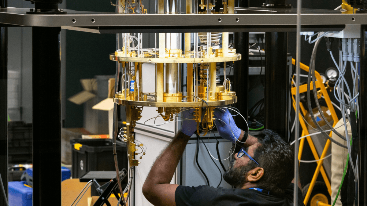 Man werkt aan quantumcomputer