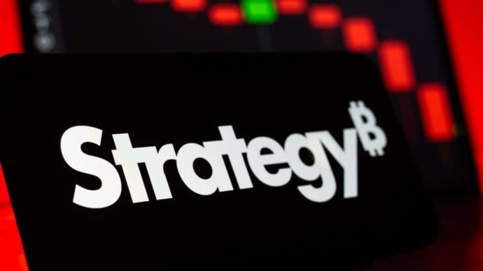 Strategy bitcoin dalende koers rood