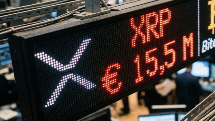 XRP matrixbord aandelenbeurs uitstroom