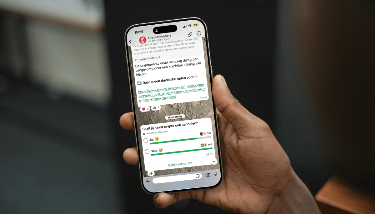 Dit WhatsApp-kanaal wordt steeds populairder onder crypto-beleggers