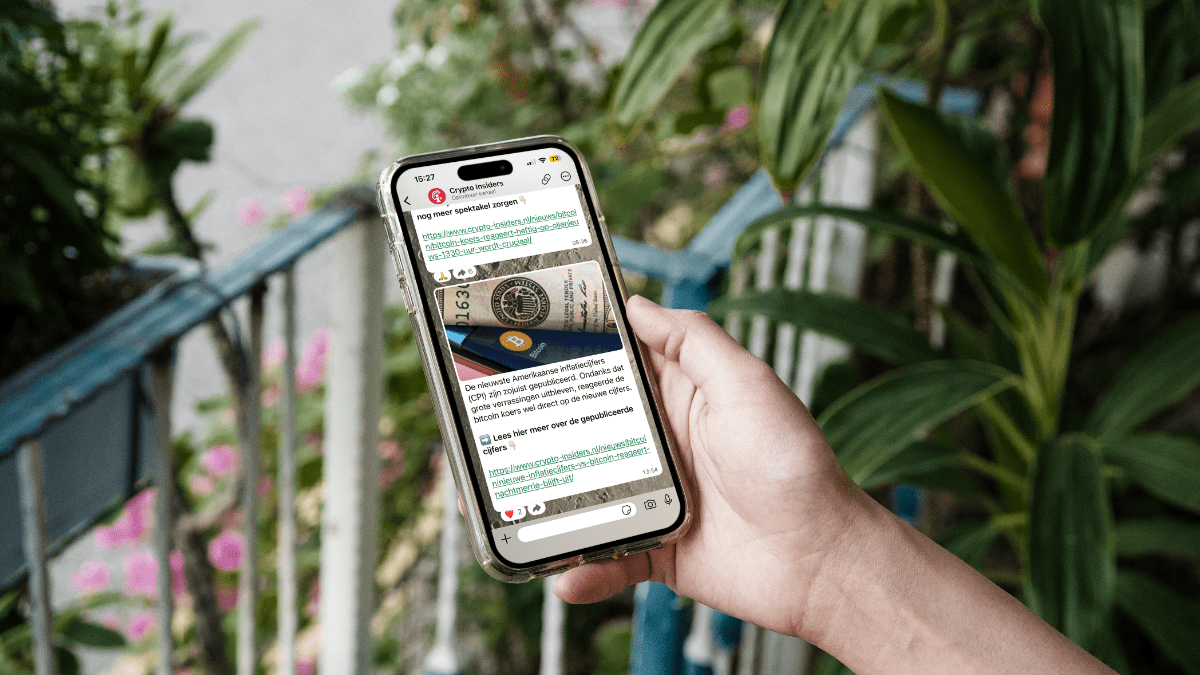 Whatsapp kanaal crypto insiders