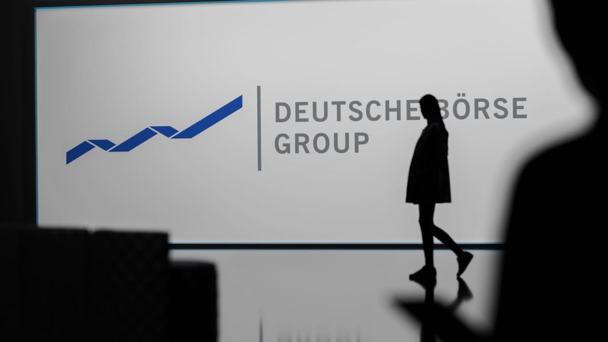 Deutsche Börse met persoon