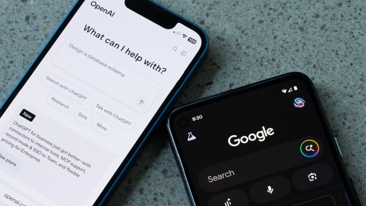 Een afbeelding van AI agents van google en openAI