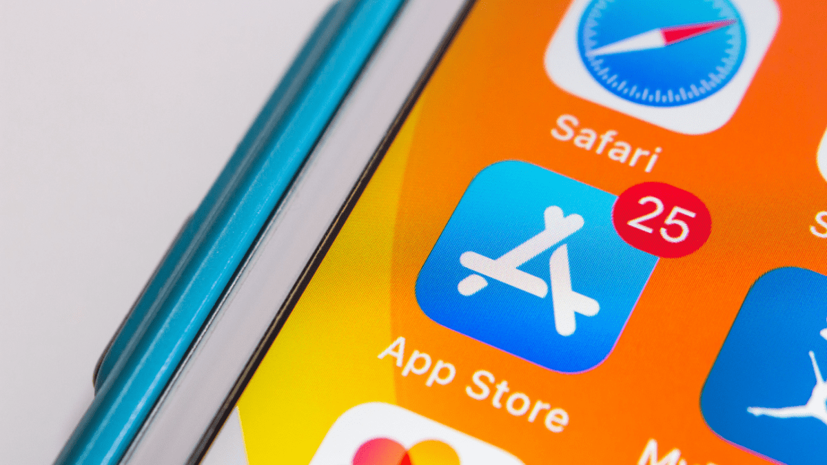 Foto van Apple App Store op iPhone