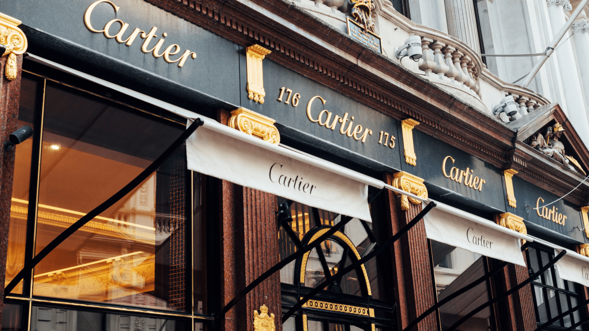 Foto van een Cartier juwelier
