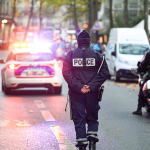 Foto van politie in Parijs