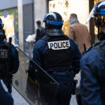 Groep van Franse agenten