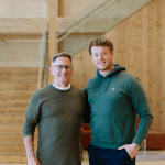 Links Joe Wilson, Chief Evangelist bij bunq en rechts Jos Lazet, CEO en founder van Blockrise - © Blockrise, gebruikt met toestemming.