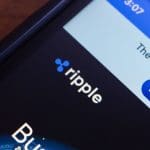 Ripple website met XRP logo blauw
