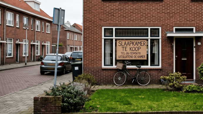 Slaapkamer te koop in Nederlands huis