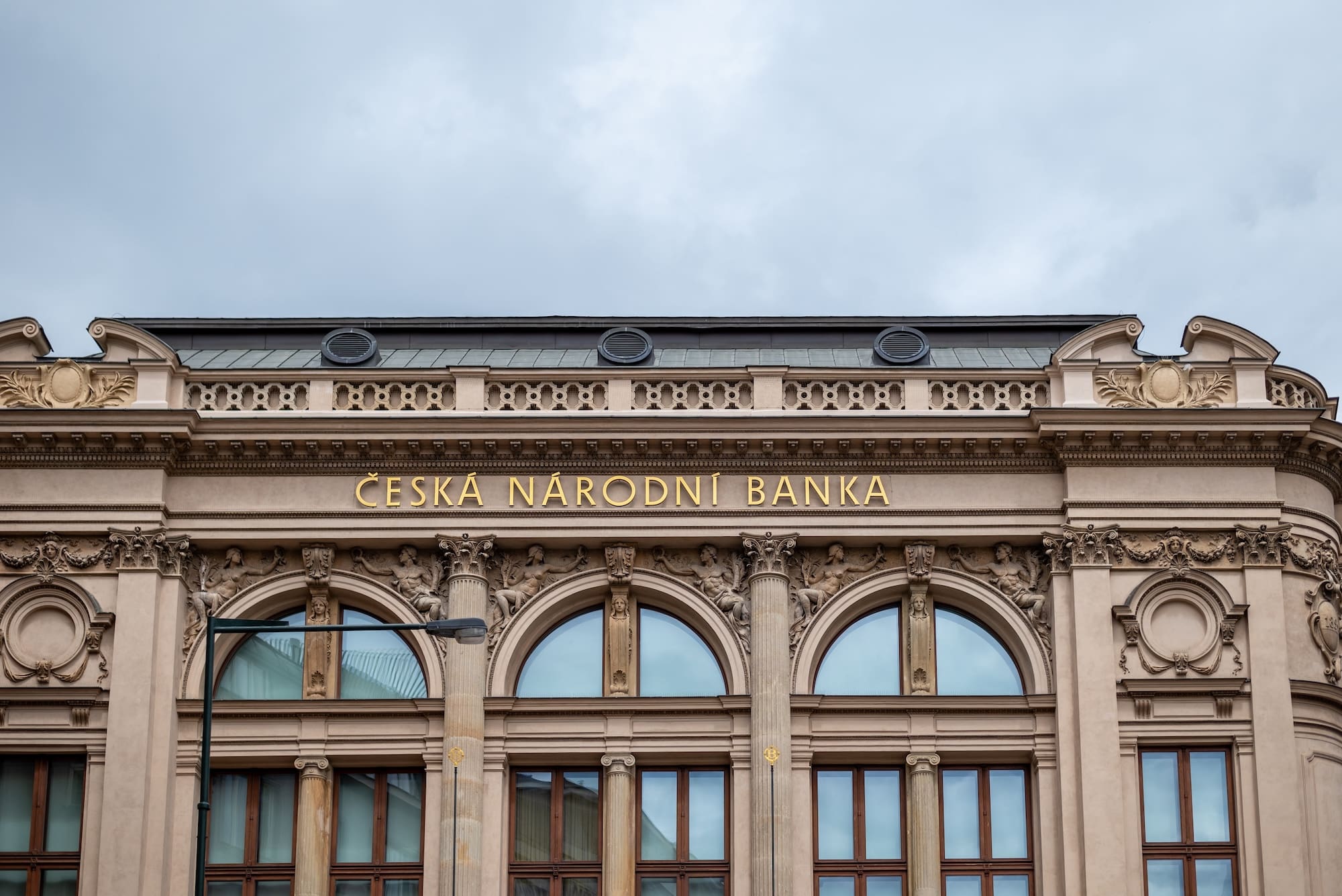 Hoofdkantoor van de centrale bank van Tjechië