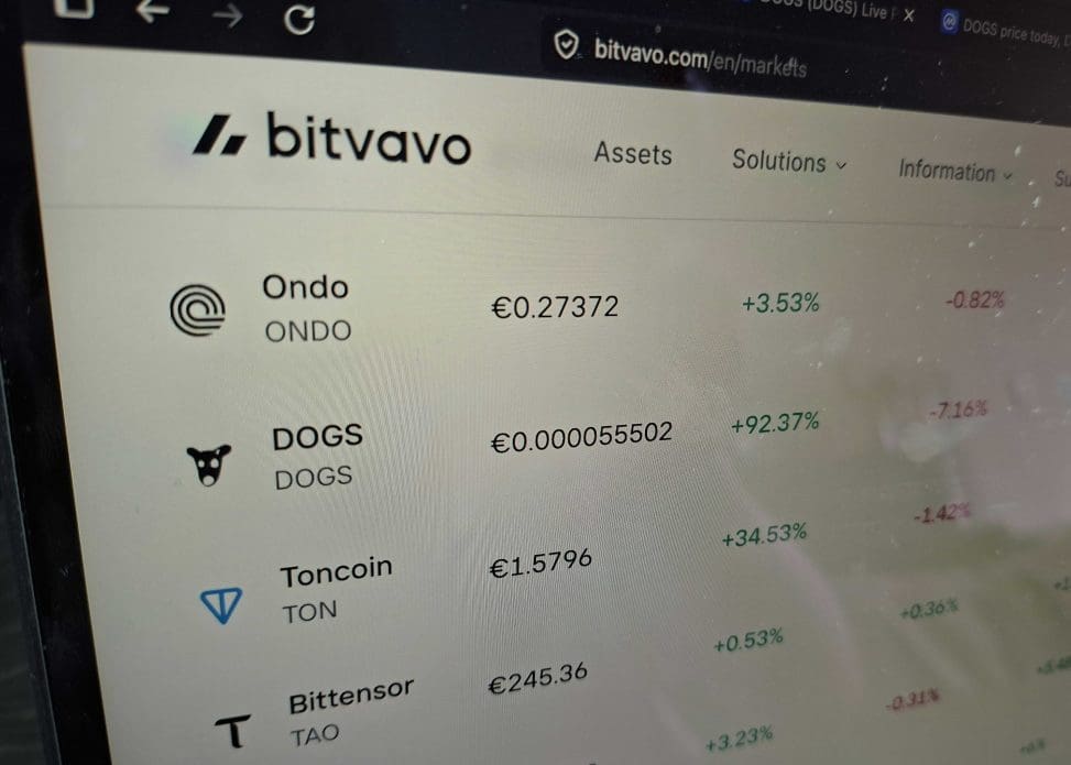 Foto: Eigen afbeelding / Bitvavo.com