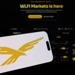 Een afbeelding van World Liberty Financial, het crypto project van Donald Trump en zijn familie