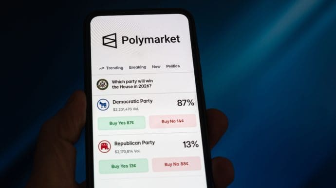 Een afbeelding van het crypto platform Polymarket