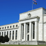 Foto van Federal Reserve gebouw in Washington