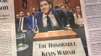 Foto van Kevin Warsh in Financial Times