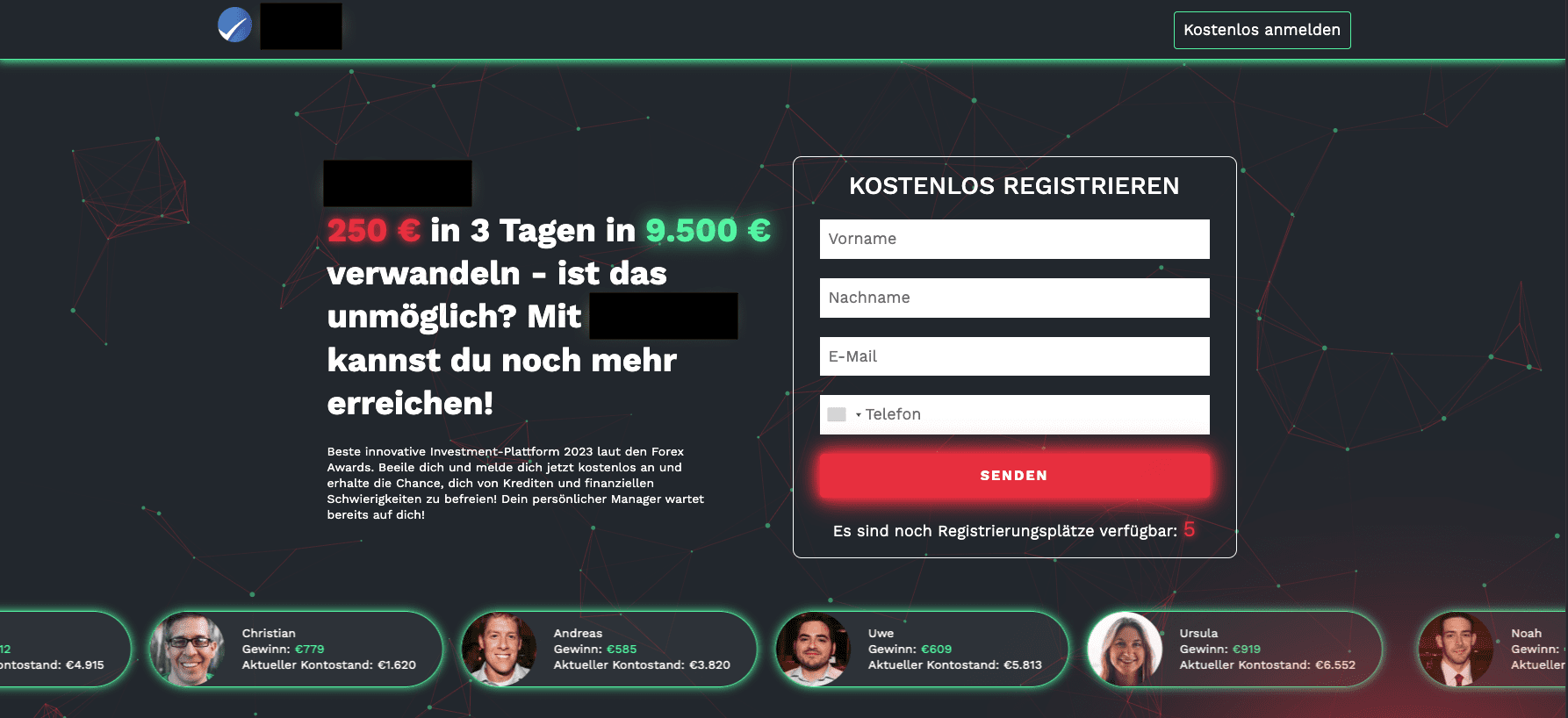 Het neppe handelsplatform dat onrealistische winsten belooft middels AI-handel.