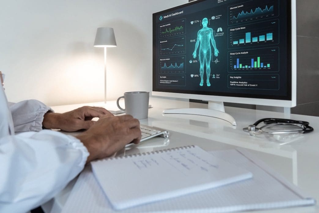 Arts bekijkt AI diagnose
