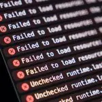 Een afbeelding van een website die niet goed laad