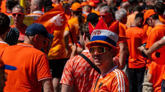 Foto van Oranje fans