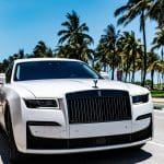 Foto van dure Rolls Royce in Miami Florida