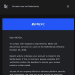 Cryptobeurs MEXC stopt in Nederland: dit zijn de alternatieven
