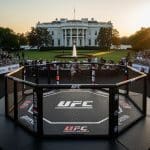 Ophef over 'Trump-cryptomunt' tijdens vechtsport-event in Witte Huis