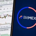 BitMEX logo op mobiel